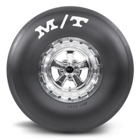 Mickey Thompson Tyre ET Drag Slick 26x8.5-15 Bias-Ply L8 Compound Solid White Letters 25.9 O.D. Each
