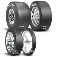 Mickey Thompson Tyre 25.0x7.0-18 L7 ET Drag Motorcycle 25.9 O.D. Each