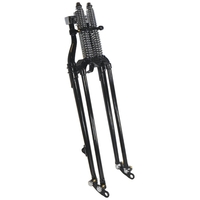 MIDUSA Front End For Harley Antique Springer 20 in Big Twin Custom Application Black Finish Each