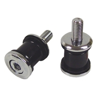 MIDUSA Flush Mount Handlebar Bushing Kit Chrome Plated Big Twin 73/Later Sportster 73/03 Uw 1/2-13 Threaded Risers