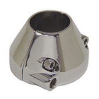 MIDUSA Throttle Cable Housing Clamp Uw Single Cable W/ 5/16-18 Thd Cone Shape Chrome Plated