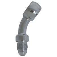 MIDUSA Brake Part Adapter Fitting 10mm Banjo #3 Male 35 Degree Chrome Plated MFG# PF10B35 Kit