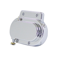 MIDUSA Hyd Clutch Transmission End Cover Chrome Plated Big Twin 5 Speed 87/06 Dyna 91/05 Smooth Billet Aluminum
