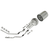 MIDUSA Oil Filter Mounting Kit Chrome Big Twin Evolution 1992/1999 Includes Chrome Plated Metal Oil Lines