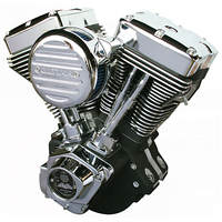 Ultima Ultima Complete Engine For Harley 113Cube El Bruto 120 HP Black Finish