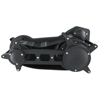 Ultima Belt Drive Kit suit Harley 3' DRAG STYLE CAST BLACK