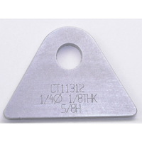 Meziere Weld-On Flat Tab 4130 Steel Suit Flat Surface w/ 1/4" Hole Qty: 4