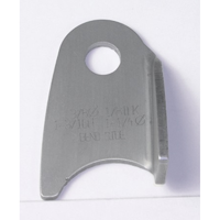 Meziere Weld-On Tab Bent Right 4130 Steel Suit 1-1/4" Tube w/ 3/8" Hole Qty: 20