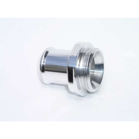 Meziere Water Neck Fitting For 1-1/4" Hose Chrome Finish