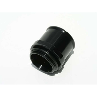 Meziere Water Neck Fitting For 1-3/4" Hose Black Finish