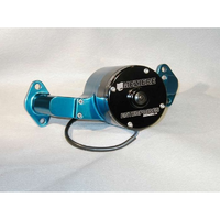 Meziere Big Block Chev Electric Water Pump Blue Finish 35GPM standard motor