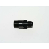 Meziere Inlet fitting 100 series electric water pumps 1" NPT Male To -12AN Black