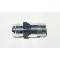 Meziere Inlet fitting 100 series electric water pump 1" NPT Male To -16AN Chrome