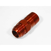 Meziere Inlet fitting 100 series electric water pumps 1" NPT Male To -16AN Red