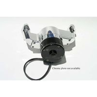 Meziere Small Block Chev Electric Water Pump Chrome Finish 35GPM standard motor