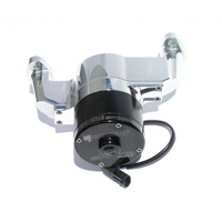 Meziere Small Block Chev Electric Water Pump Polished Finish 42GPM Heavy Duty
