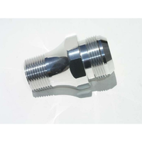 Meziere Inlet Fitting 100 Series Electric Water Pumps -20AN Polished Finish