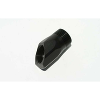 Meziere Inlet Fitting Adapter Black 1" NPT male to 1" NPT female 45 degree
