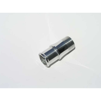 Meziere Inlet fitting for 100 series electric water pumps Chrome Finish 1 1/4"