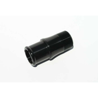 Meziere Inlet fitting for 100 series electric water pumps Black Finish 1 1/4"