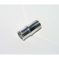 Meziere Inlet fitting for 100 series electric water pumps Polished Finish 1 1/4"