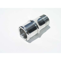 Meziere Inlet Fitting For 100 Series Electric Water Pumps Polished 1-1/2"