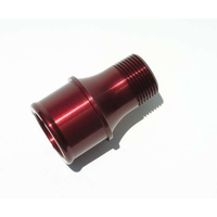 Meziere Inlet Fitting For 100 Series Electric Water Pumps Red Finish 1-3/4"