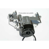 Meziere GM LS1 thru LS8 Electric Water Pump Chrome Finish 35GPM standard motor