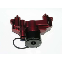 Meziere GM LS1 thru LS8 Electric Water Pump Red Finish 35GPM standard motor