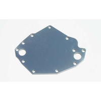 Meziere for Ford Cleveland Backing Plate Chrome Finish mates to WP111 pump
