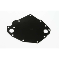 Meziere for Ford Cleveland Backing Plate Black Finish mates to WP111 pump