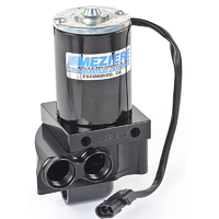Meziere Remote Mount Electric Water Pump Black Finish 2 Outlets 20GPM Standard
