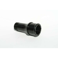 Meziere Inlet Fitting Extended For 100 Series Electric Water Pumps Black 1 3/4"