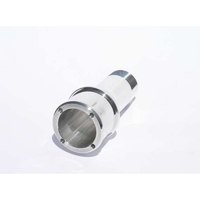 Meziere Inlet Fitting Extended For 100 Series Electric Water Pumps Polished 1 3/4"