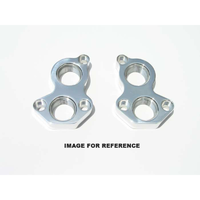 Meziere Block Adapter Set Black Suit GM LSX Wth -12 ORB Female Port
