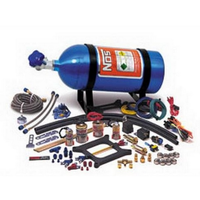 NOS Dual Shot Cheater Nitrous Kit100-250 Horsepower Suit Square-Bore Carbs.