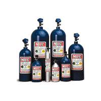 NOS Nitrous Bottle 10oz (Aluminium) 14.25" x 2" dia With Mini Hi-Flo Valve