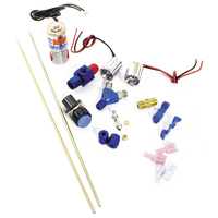 NOS Nitrous Ntimidator LED Nitrous Dual Purge Kit-4AN Line, Blue LED