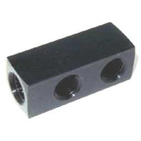 NOS 1/8" NPT STD Distribution Block 1 In with 4 Out