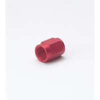 NOS -3AN Tube Nut (Red) 3/16" Tube