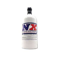 Nitrous Express Nitrous Bottle 5 lbs. Aluminium 5.25 Dia. x 17.64 Tall White Each