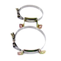 Nitrous Express Nitrous Bottle Brackets Stainless Steel 6.890 in. Diameter 10/15 lb. Bottles Kit