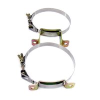 Nitrous Express Nitrous Bottle Brackets Stainless Steel 6.890 in. Diameter Composite Bottles Kit