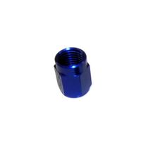 Nitrous Express Adapter Fitting Pipe Fitting B-Nut -3 AN Blue