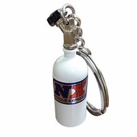 Nitrous Express Keychain Nitrous Express Miniature Nitrous Bottle with NX Logo Each