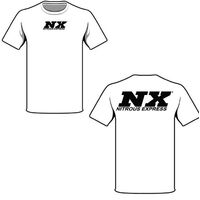 Nitrous Express T-Shirt Large White w/ Black NX