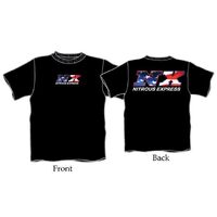 Nitrous Express T-Shirt XL Black American Flag Shirt NX