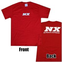 Nitrous Express T-Shirt 2XL Red w/ White NX