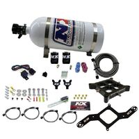 Nitrous Express Nitrous System 4150 Billet Crossbar Stage 6 (50 - 100 - 150 - 200 - 250 - 300Hp) 10Lb Bott