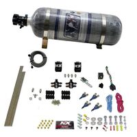 Nitrous Express Nitrous System 4 Cyl Gas Piranha Direct Port Efi 50-250Hp Composite Bottle